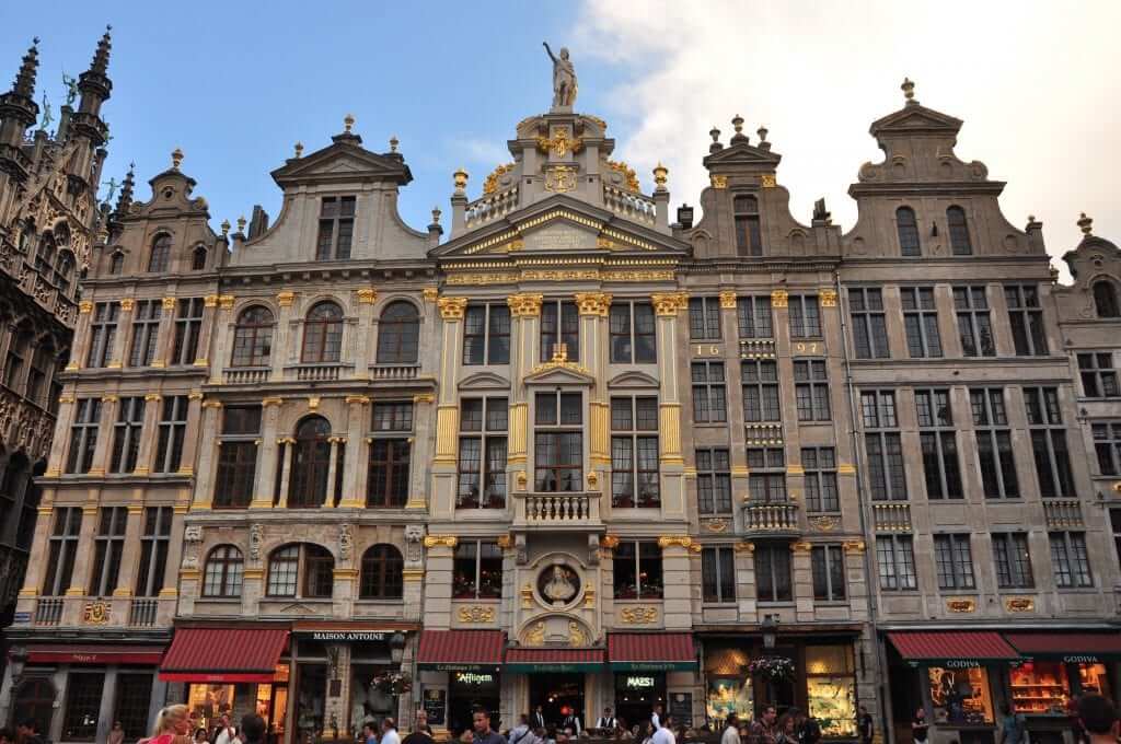 Bruselas con amigas Grand Place 