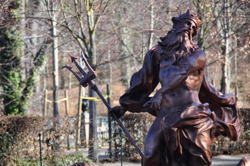 Jardines de la granja Fuente de Neptuno