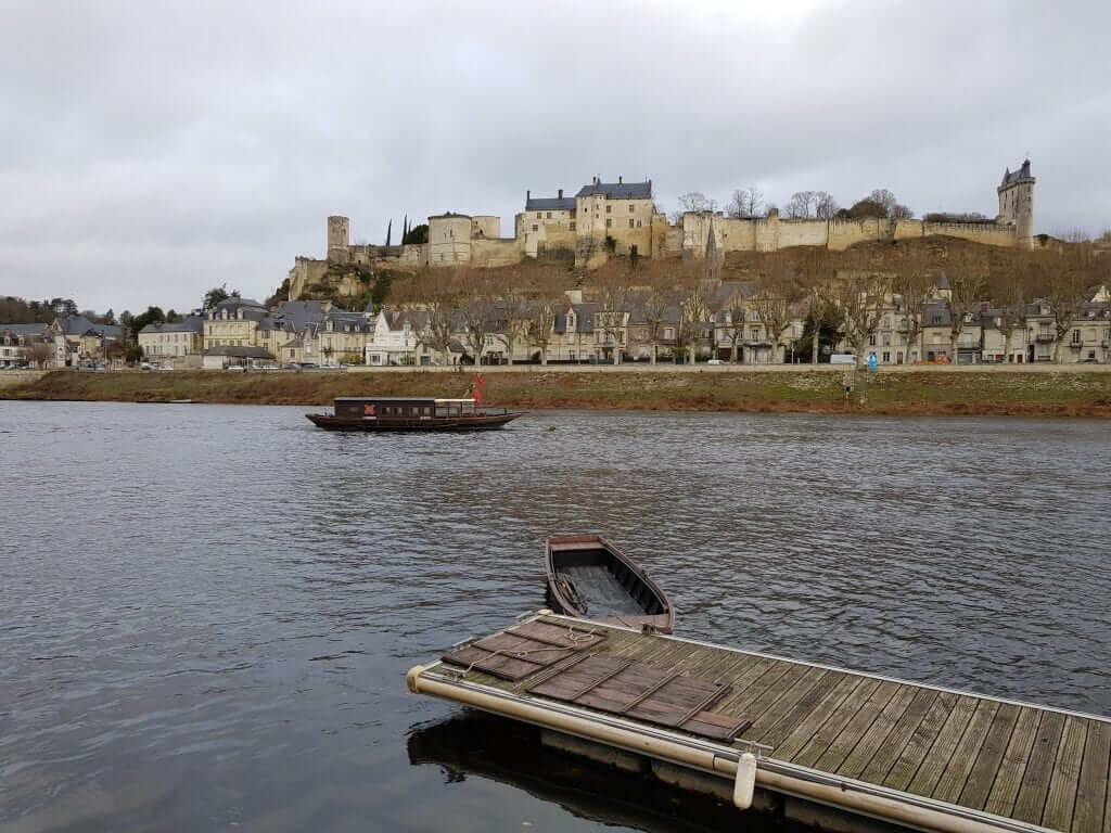 ruta por los castillos del Loira fortaleza de Chinon