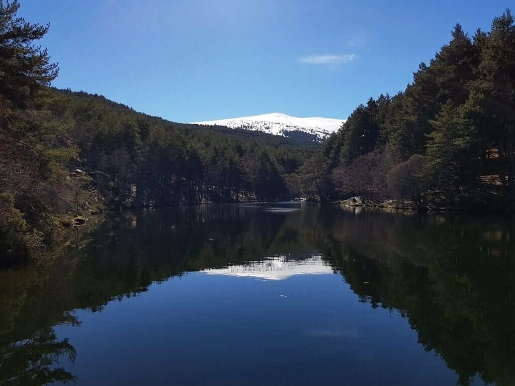 fin de semana en Rascafría embalse del pradillo