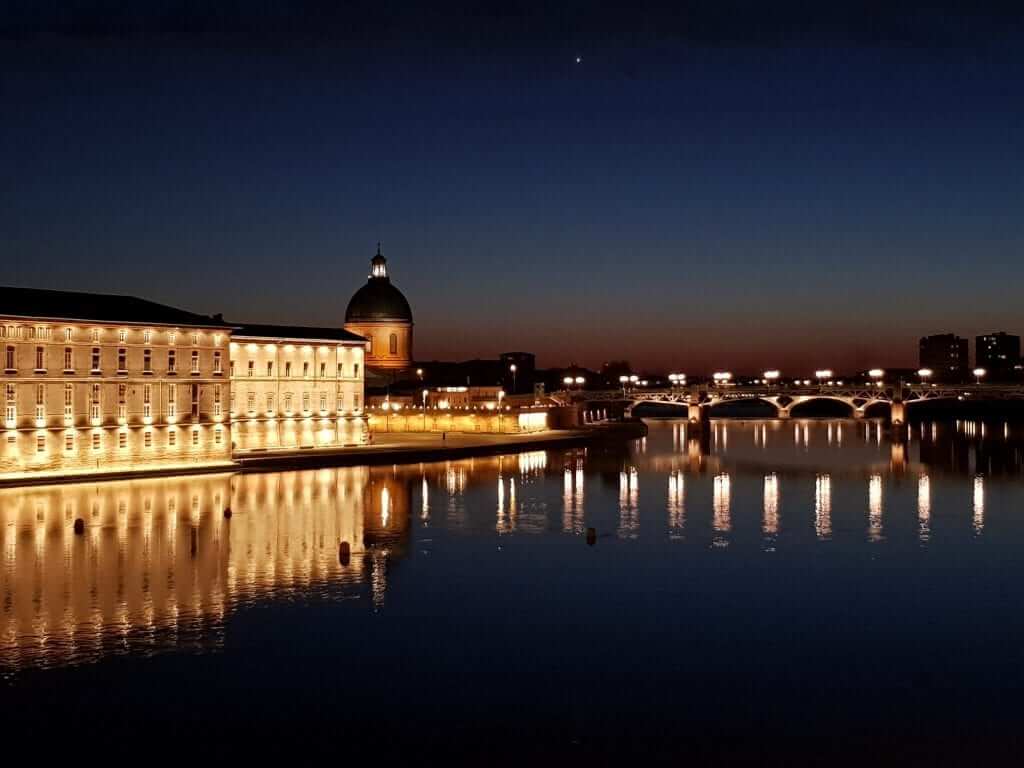 Toulouse atardecer