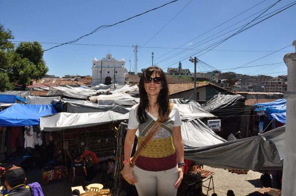 Chichicastenango mercado e iglesia de Santo Tomás