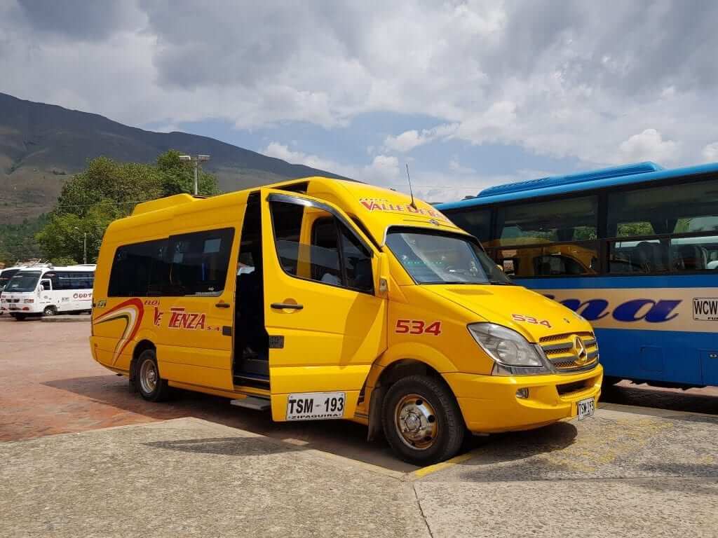Transporte Villa de Leyva, Colombia