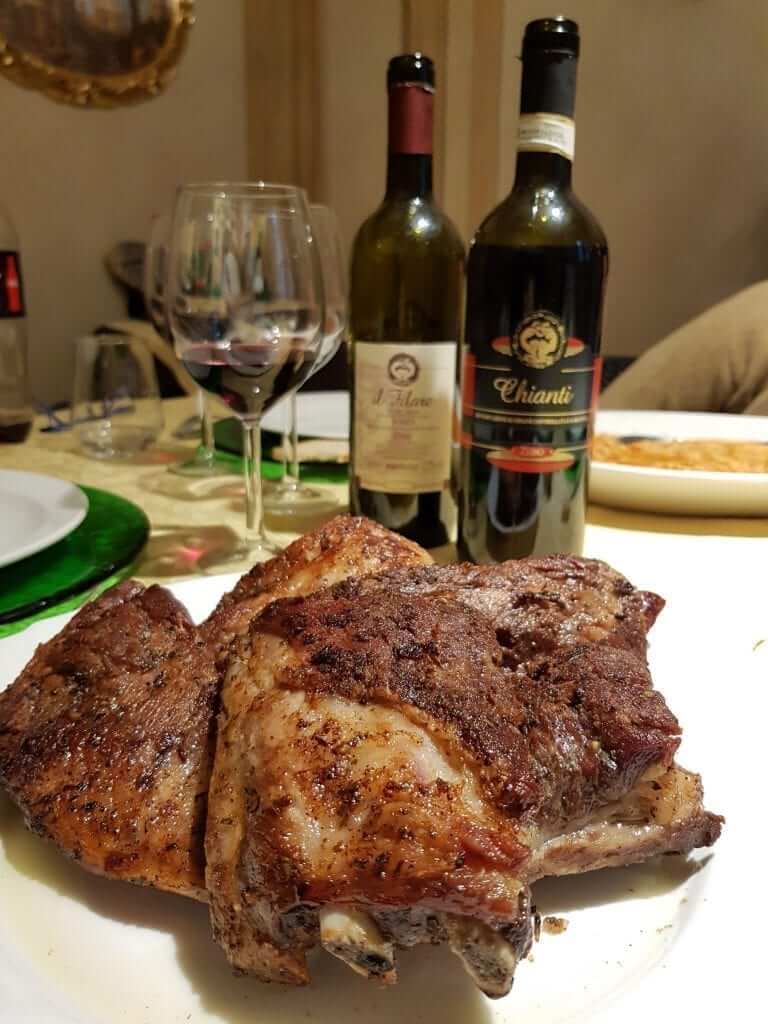 comer en Valdera, Toscana