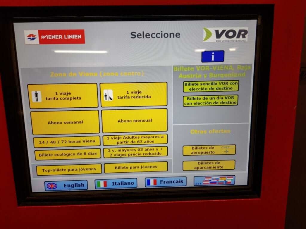 transporte público Viena