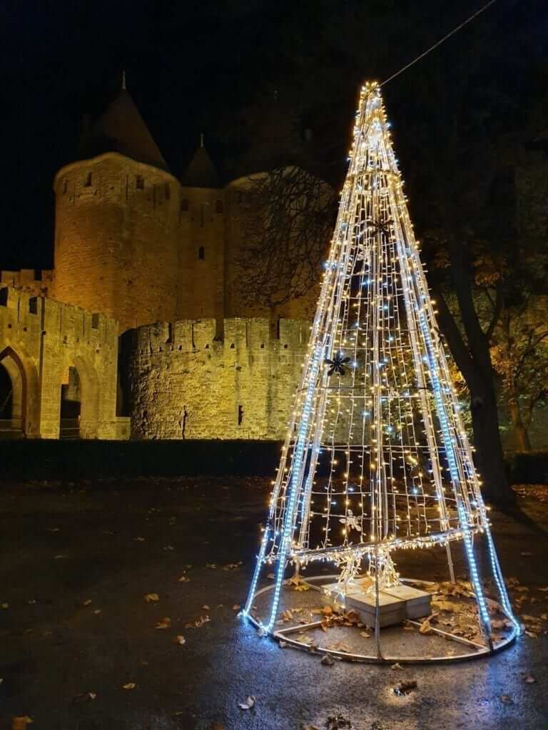 Carcassone en Navidad