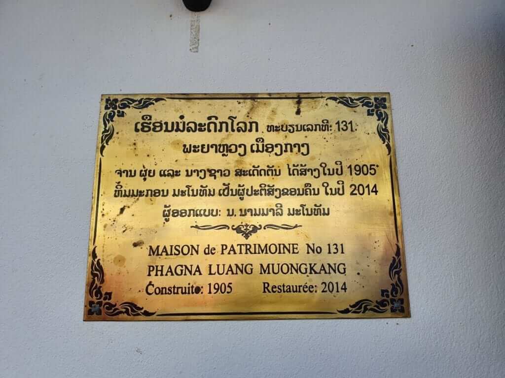 Le Bougainvillier, Laos