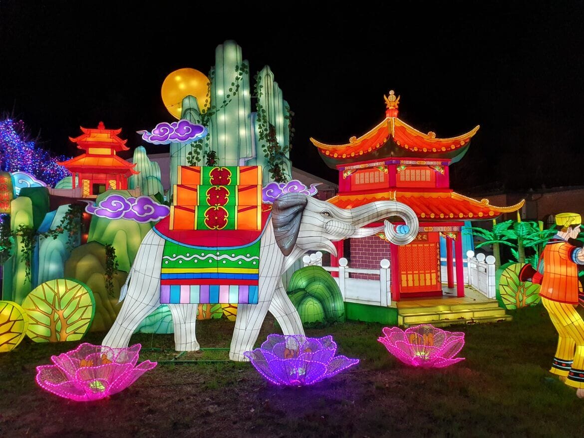 Festival del linternas chinas francia